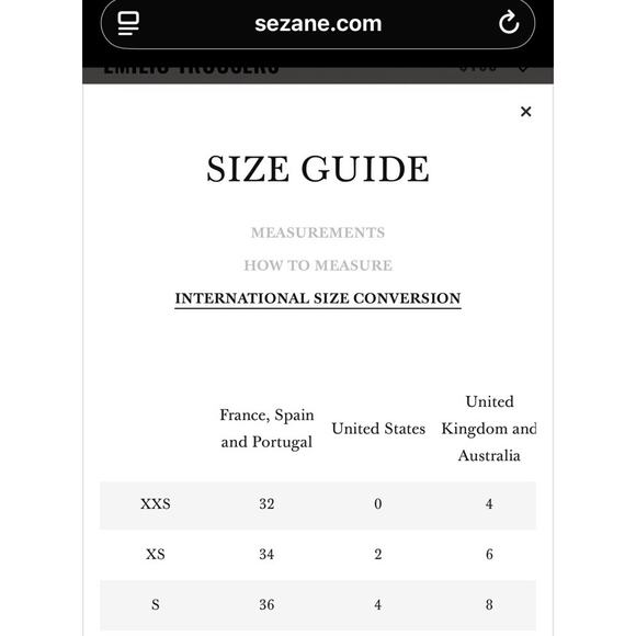 SEZANE High Rise Navy Blue Marine EMILIO TROUSERS Pants Ankle Wool 36 US Size 4 - Picture 12 of 12